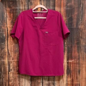 Figs Magenta scrub set